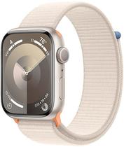 Apple Watch S9 (GPS) Caixa Aluminio Starlight 45MM Pulseira Esportiva Loop Starlight MR983