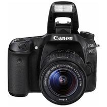Câmera Digital Canon EOS 80D 24.2MP 3.0" Lente EF-S 18-55MM IS STM foto 1