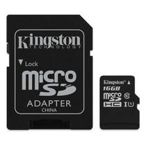 Cartão de Memória Kingston Micro SDHC 16GB Classe 10 foto principal