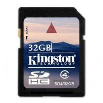 Cartão de Memória Kingston SD 32GB Classe 4 foto 1