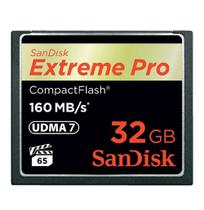 Cartão de Memória Sandisk CompactFlash Extreme Pro 32GB Classe 10 foto principal