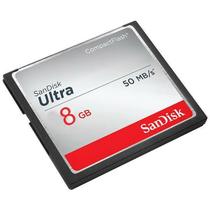 Cartão de Memória Sandisk Compact Flash Ultra 8GB  foto 1