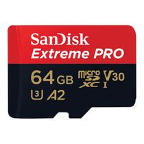 Cartão de Memória Sandisk Extreme Pro Micro SDXC 64GB foto principal