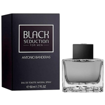 Perfume Antonio Banderas Seduction In Black Eau de Toilette Masculino 50ML foto 2