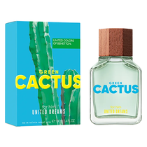 Perfume Benetton Colors Green Cactus Eau de Toilette Masculino 100ML foto 1