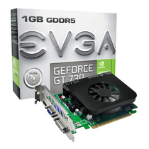 Placa de Vídeo EVGA GeForce GT730 1GB DDR5 PCI-Express foto principal