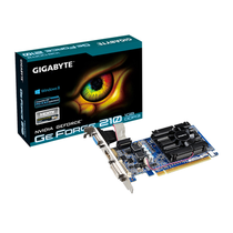 Placa de Video Gigabyte GeForce G210 1GB DDR3 PCI-Express foto principal