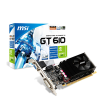 Placa de Vídeo MSI GeForce GT610 2GB DDR3 PCI-Express foto principal