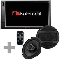 Multimidia Receiver Nakamichi NAM1610 de 7.0" com USB/Bluetooth + Alto-Falante 6.5" Nakamichi NSE1658
