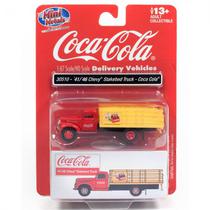 Caminhao Mini Metals Coke - 41/46 Chevy Stakebed Truck Coca Cola 30510 - Escala - 1/87