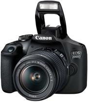 Kit Camera Canon Eos 2000D 24.1 Megapixels com Lente Ef-s 18-55MM Is II