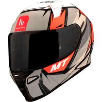 Capacete MT Helmets Revenge 2 Xavi Vierge A5 - Fechado - Tamanho XXL - Matt Pearl Fluor Red