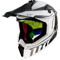 Capacete MT Helmets Falcon Warrior B0 - Fechado - Tamanho M - Gloss Pearl White