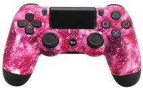 Controle Sem Fio PG Play Game Galaxy para PS4 - Pink