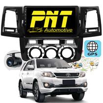 Central Multimidia PNT Toyota Fortuner- Hilux (2002-2014) And 11 Ar ANALOGICO-4GB/64GB/4G-Octacore Carplay+And Auto Sem TV