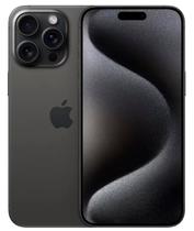 Celular Apple iPhone 15 Pro A2848 / 128GB / Esim / Tela 6.1" / Cam 48MP - Black Titanium