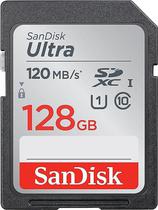 Cartao de Memoria SD Sandisk SDSUN4-128G-Ultra 120MB/s