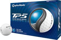 Bola de Golfe Taylormade TP5 N7663901 - Branco (12 Unidades)