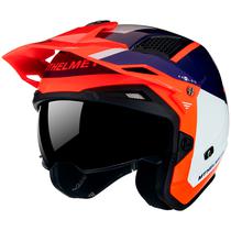 Capacete MT Helmets District SV s Analog D5 - Aberto - Tamanho XXL - com Oculos Interno - Gloss