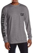 Camiseta Caterpillar Trademark Banner Tee 1510034 004 Masculino (Dark Heather Grey)