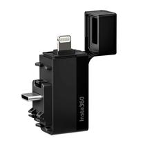 Leitor Rapido para Camera INSTA360 Cinsaaq/C X3 USB-C - Preto