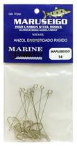 Anzol Encastoado Marine Sports Super Maruseigo Nickel 14 com 10 PCS