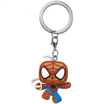 Chaveiro Funko Pocket Pop Keychain Marvel Holiday Exclusive - Spider-Man