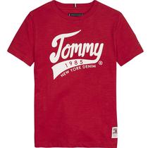 Camiseta Tommy Hilfiger Infantil Masculino M/C KB0KB05497-XA9-00 10 Racing Red