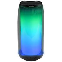 Caixa de Som / Speaker Quanta (QTSBL20) Rainbowfest 10 Watts / 1800MAH / com Bluetooth/ Radio FM e Auxiliar - Preto
