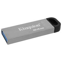 Pendrive Kingston Kyson DTKN - 64GB - Prata