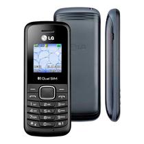 Celular LG LG-B220 Dual Sim / 3G / 32MB / 32MB / Tela 1.45" / Lanterna / FM - Preto