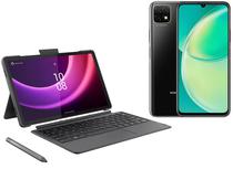 Tablet Lenovo Tab P11 2DA Gen TB-350XU 11.5" 128 GB Wi-Fi Lte + Teclado + Caneta + Huawei Nova Y60 - Black