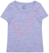 Camiseta Nike Infantil Feminina AQ0612-554 XS Cinza VCTRY Vene