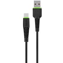Cabo USB-C Philips DLC1530C 1.2 Metros - Preto/Verde