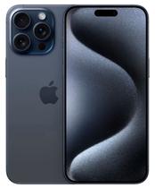 Celular Apple iPhone 15 Pro Max A2849 / 256GB / Esim / Tela 6.7/ Cam 48MP - Blue Titanium