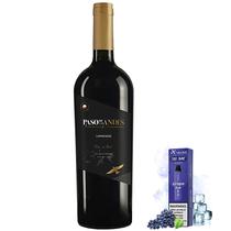 Vinho Paso de Los Andes Carmenere 750ML + Vape Descartavel Nevoks The Bar 1000 Puff Grape Ice