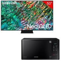 TV Smart Neo Qled de 50" Samsung QN50QN90BA 4K com Wi-Fi/Bluetooth/Tizen - Preto