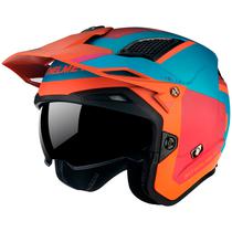 Capacete MT Helmets District SV s Analog D24 - Aberto - Tamanho XXL - com Oculos Interno - Matt