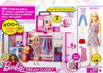 Boneca Barbie Guarda Roupa Dos Sonhos - HGX57 (36 Pecas)