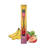 Vape Pod Descartavel Vapesoul 1000 Puffs, 4ML, 50MG (5%), 900MAH - Strawberry Banana (Morango e Banana)