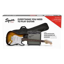 Pack Guitarra Fender Squier Strato BSB GB 10G