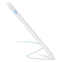 Caneta Stylus Pen Superfine Nib para Telas de Toque Digital Lapis Ativo Ponta Fina Compativel para iPhone iPad Pro e Outros - White