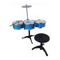 Bateria Rock Jazz Drum M3201 - Infantil - Azul