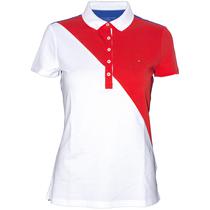 Camiseta Tommy Hilfiger Polo Feminina RM37678962-100 M Azul Marinho/Branco