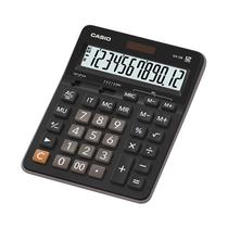 Calculadora Compacta Casio GX-12B-BK - Preto