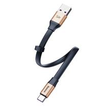 Cabo Baseus USB-A / USB-C Cafule (CATMBJ-BV3) 23CM / 5A - Blue/Gold