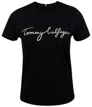 Camiseta Tommy Hilfiger WW0WW24967 017 Heritage Crew Neck Graphic Tee Feminina