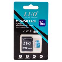 Cartao de Memoria Micro-SD de 16GB Luo Class 10