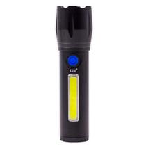 Lanterna Tatico LED Luo LU-179 USB Recarregavel / Impermeavel / Luz de Alimentacao - Preto