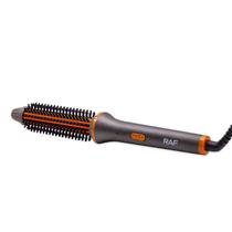 Escova Modeladora de Cabelo Raf Hair Brush R.439G / 60W / 210 / Bivolt - Cinza/ Laranja